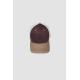 Casquette Trucker Colorblock BILLY2TONES Mixte Bourgogne/Cafe