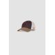 Casquette Trucker Colorblock BILLY2TONES Mixte Bourgogne/Cafe