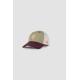 Casquette Trucker Colorblock BILLY2TONES Mixte Argile/Bourgogne