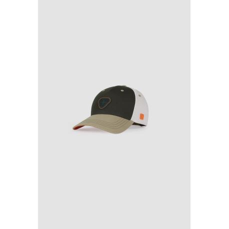 Casquette Trucker Colorblock BILLY2TONES Mixte Dark Khaki/Argile