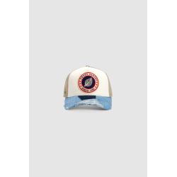 PATCHWORK CAP WHITE PEPPER