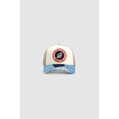 PATCHWORK CAP WHITE PEPPER