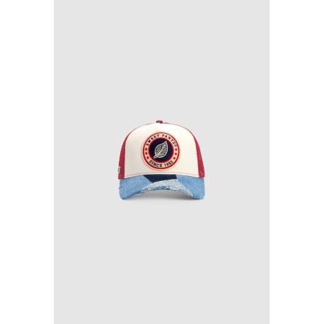 PATCHWORK CAP KARMIN
