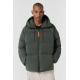 Doudoune AZAEL oversize capuche ajustable Greenish