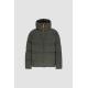 Doudoune AZAEL oversize capuche ajustable Greenish