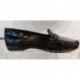 Collection hiver - mocassin D842TA de GEOX D ELIDIA A chic en cuir vernis noir + mors