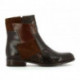 Cuir marron patchwork