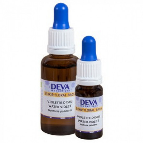 DEVA Elixir floral Bach - Violette d'eau (Water violet) 15 ml