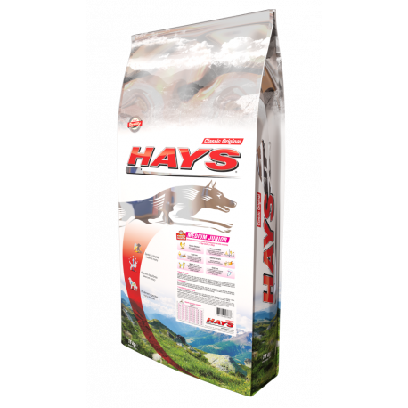 Croquettes Chien Hays Classic Medium Junior Sac de 15 kg Croquettes Chien Hays Classic Medium Junior Sac de 15 kg