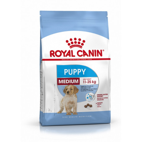 Croquettes Chien Royal Canin Puppy Medium sac de 4 ou 15 kg Croquettes Chien Royal Canin Puppy Medium sac de 4 ou 15 kg