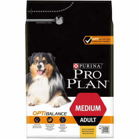 Croquettes Chien Pro Plan Adult Medium Sacs de 3, 7 et 14 kg Croquettes Chien Pro Plan Adult Medium Sacs de 3, 7 et 14 kg