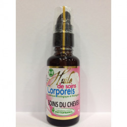 Huile de soins corporels Bio Soins du cheveu - Phytofrance