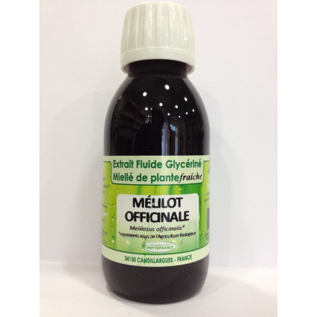 Mélilot officinale - Extrait Fluide Glycériné Miellé de plante Bio - Phytofrance