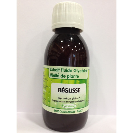 Réglisse - Extrait Fluide Glycériné Miellé de plante Bio - Phytofrance
