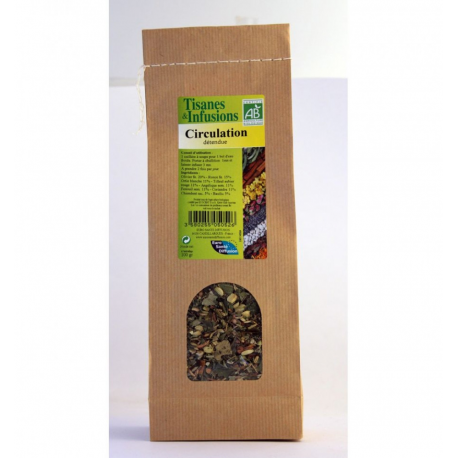 Tisane Circulation détendue BIO 100g - Phytofrance