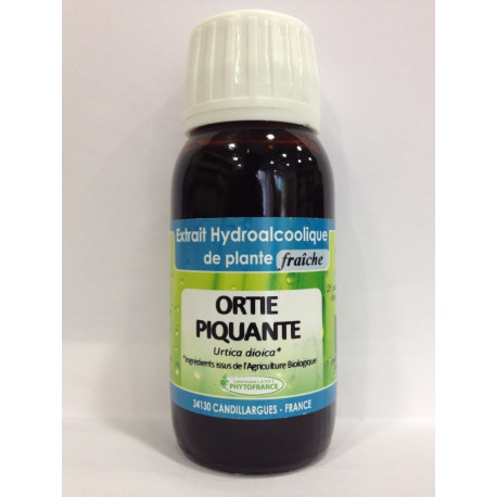 Ortie piquante - Extrait Hydroalcoolique de plante fraîche Bio - Phytofrance