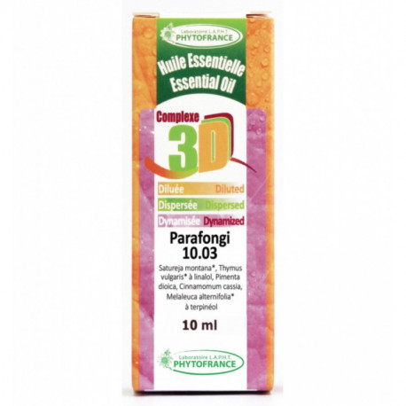 Huile essentielle 3D Parafongi - Phytofrance Huile essentielle 3D Parafongi - Phytofrance