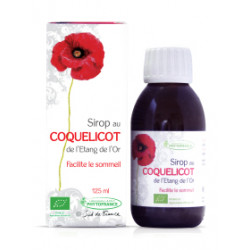 Sirop BIO au Coquelicot de l'Etang d'Or - Sommeil - Phytofrance