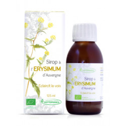 Sirop BIO à l'ERYSIMUM d'Auvergne - Phytofrance