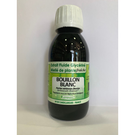 Bouillon blanc - Extrait Fluide Glycériné Miellé de plante Bio Phytofrance