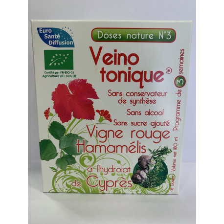 Doses Nature N°3 VEINOTONIQUE - 18 doses de 10 ml - Phytofrance