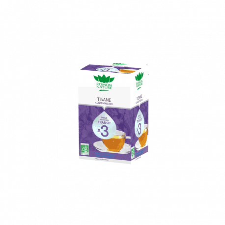 Tisane concentrée Bio MIEUX REGULER SON TRANSIT - 20 sachets Romon Nature Tisane concentrée Bio MIEUX REGULER SON TRANSIT - 20 sachets Romon Nature