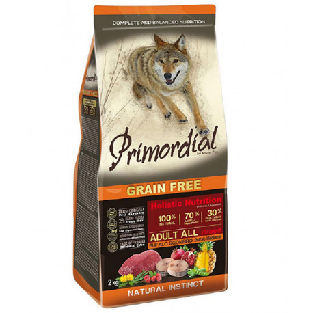 CROQUETTES CHIEN ADULT PRIMORDIAL BUFFLE ET MAQUEREAU CROQUETTES CHIEN ADULT PRIMORDIAL BUFFLE ET MAQUEREAU