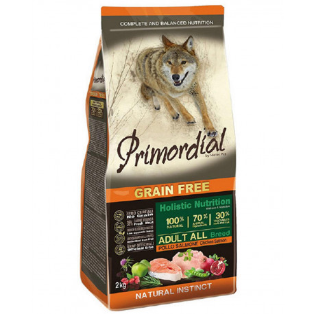 CROQUETTES CHIEN ADULT PRIMORDIAL POULET ET SAUMON CROQUETTES CHIEN ADULT PRIMORDIAL POULET ET SAUMON