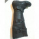 D AXEL de GEOX botte noire sport avec 3 boucles plate cuir noir moderne zip/boucle