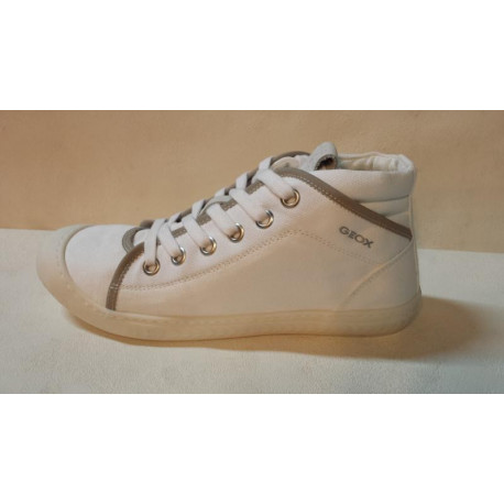 D 4259 A D SAINKO A toile blanche GEOX montante lacet