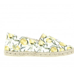 324 Fruit -2 citron toile espadrille Maison de l’Espadrille