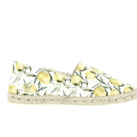 324 Fruit -2 citron toile espadrille Maison de l’Espadrille