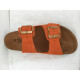 Mule ou claquette avec 2 boucles 3524-8 Maison de l’espadrille ORANGE plate, mode, femme