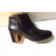 Boot's PIC de JB MARTIN en cuir noir, chic mode et confortable talon bottier