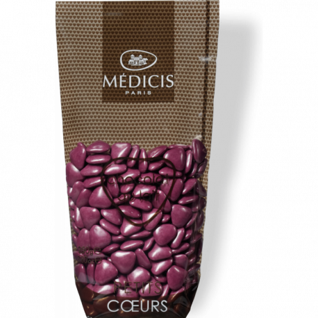 DRAGEE CHOCOLAT PETITS COEURS MEDICIS GRENACHE 250g