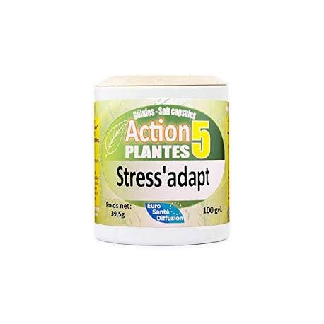 Stress'Adapt** - Gélules Action 5 plantes - Phytofrance