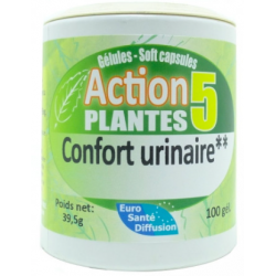 Confort urinaire** - Gélules Action 5 plantes - Phytofrance