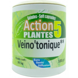 Veino'Tonique** - Gélules Action 5 plantes - Phytofrance