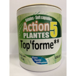 Top'forme** - Gélules Action 5 plantes - Phytofrance