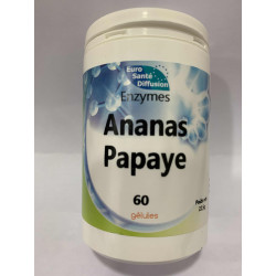 Enzymes Ananas Papaye - 60 Gélules Phytofrance