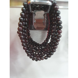 bracelet grenat 4mm