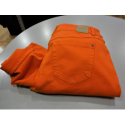 Jeans Gerry-weber Best4me,  couleur orange,  coton,  élasthanne