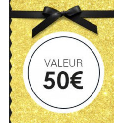 BON CADEAU 50€ - DEVIRIS - Valable 6 mois en boutique