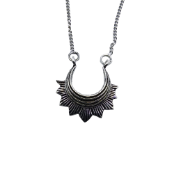 Collier Demi-lune en Laiton Longueur ajustable