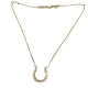 COLLIER DEMI-LUNE EN LAITON LONGUEUR AJUSTABLE