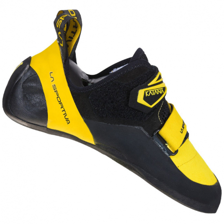 Chausson d'escalade La Sportiva "Katana Yellow/Black" - Homme